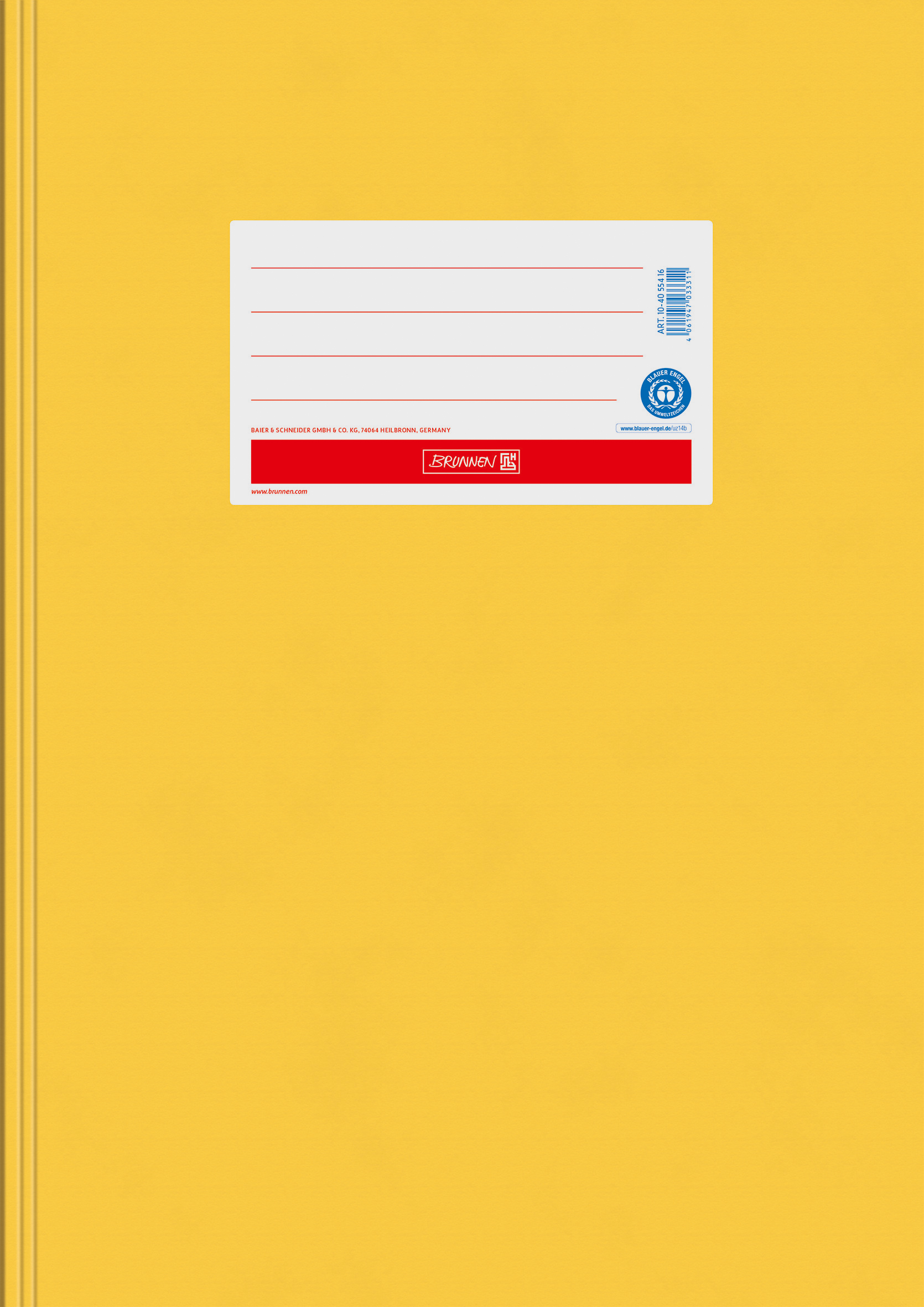 Hefthülle A4 Papier gogelb RCP