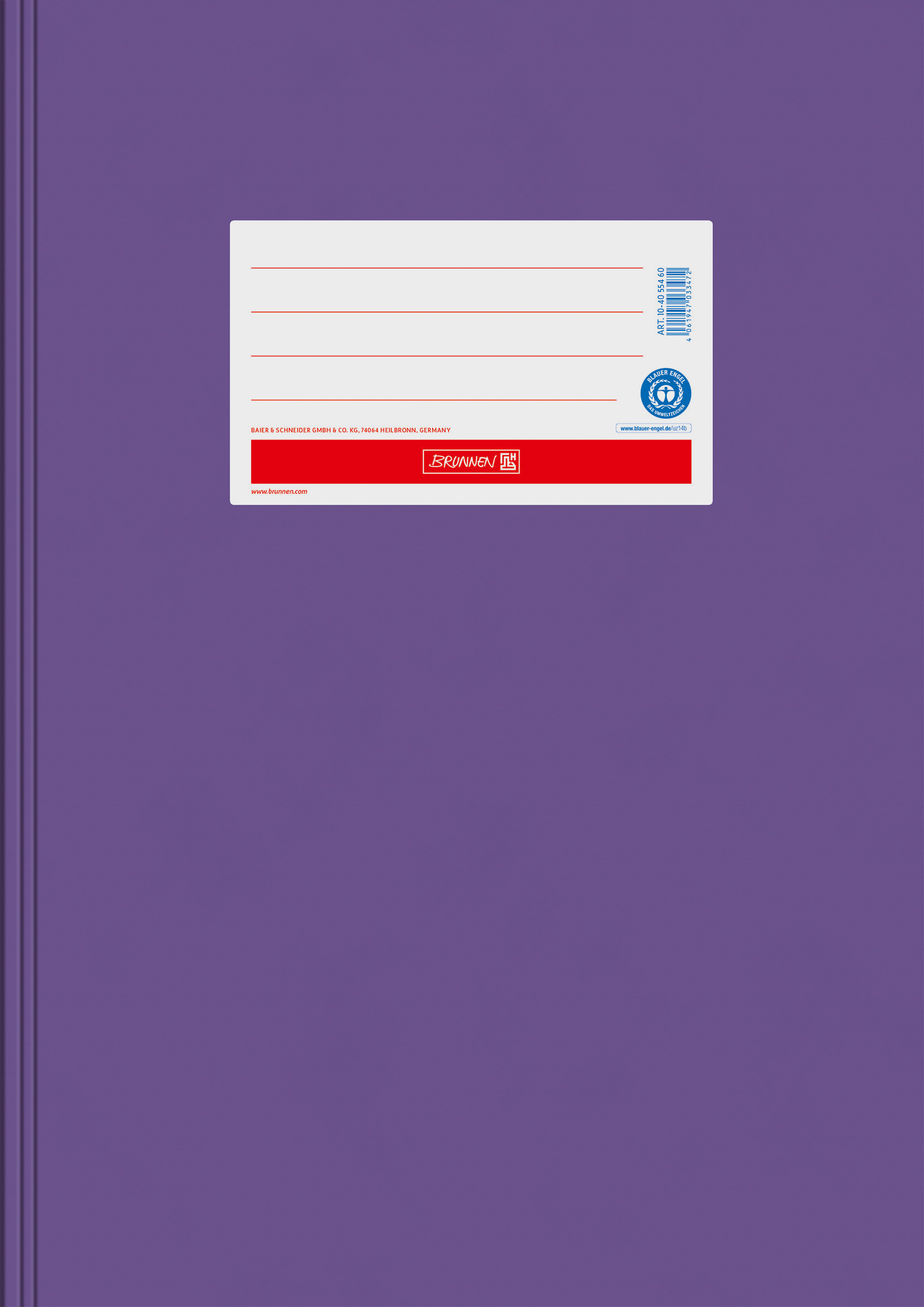 Hefthülle A4 Papier violett RCP