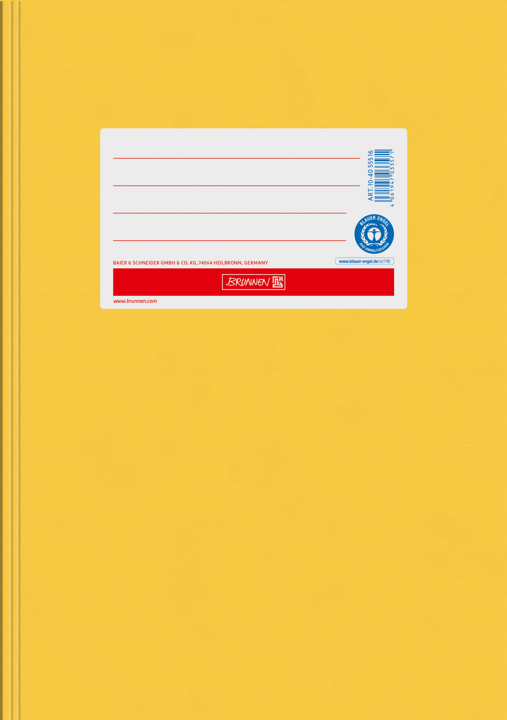 Hefthülle A5 Papier gogelb RCP