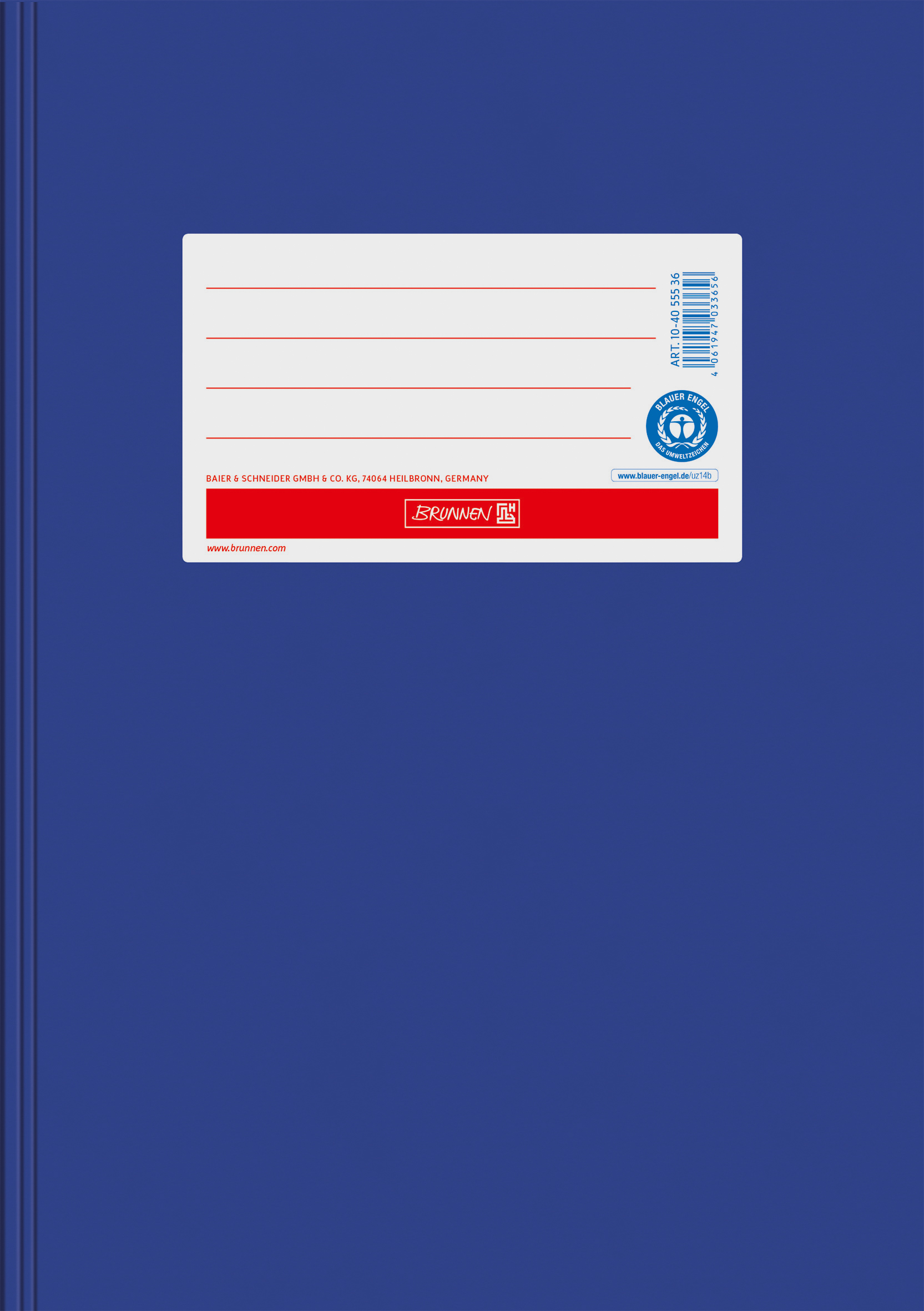 Hefthülle A5 Papier enzian RCP