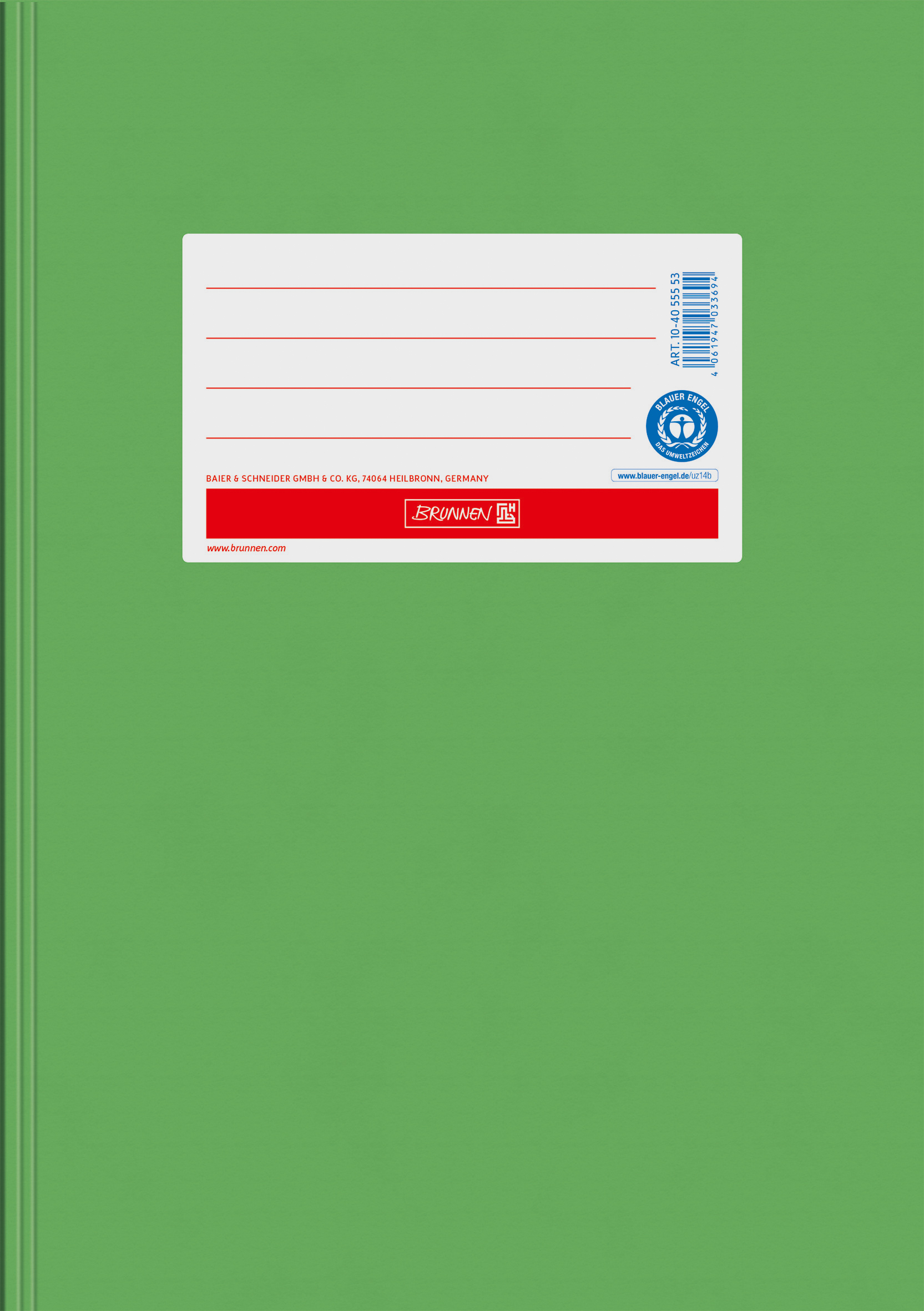 Hefthülle A5 Papier hellgn RCP