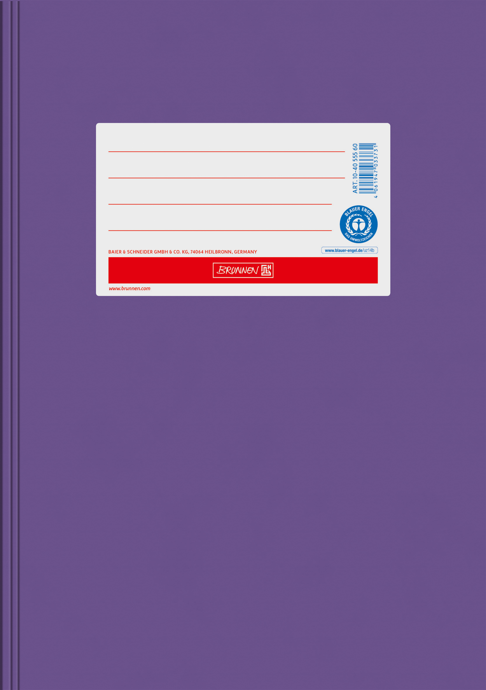 Hefthülle A5 Papier violett RCP