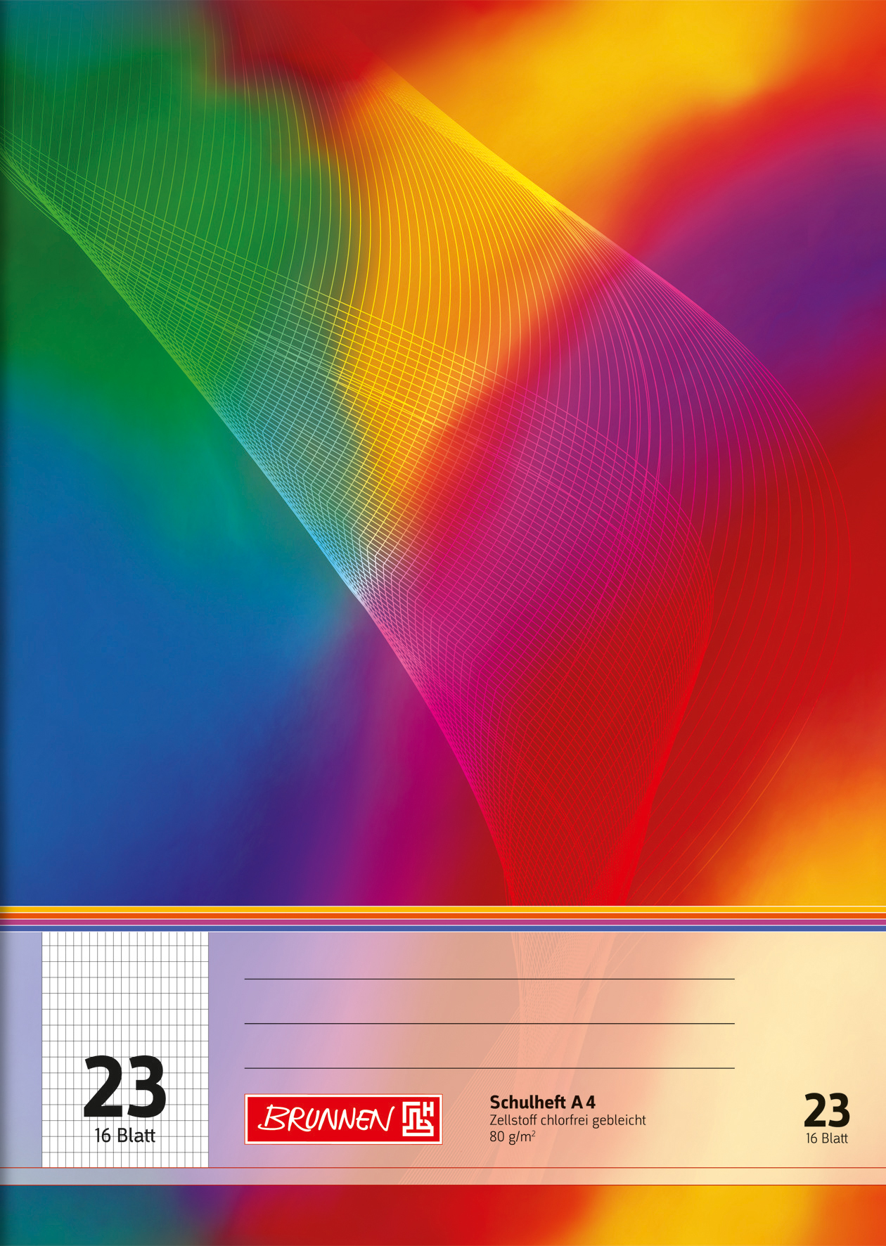 Heft A4 16 Blatt Lin 23 FSC