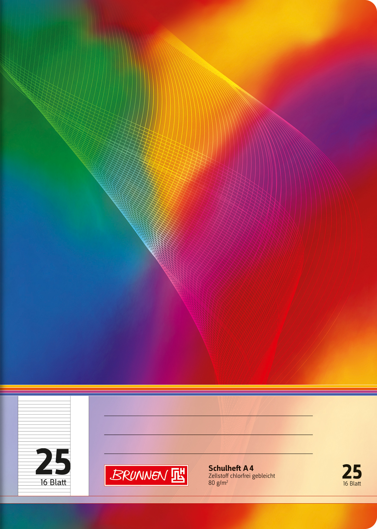 Heft A4 16 Blatt Lin 25 FSC
