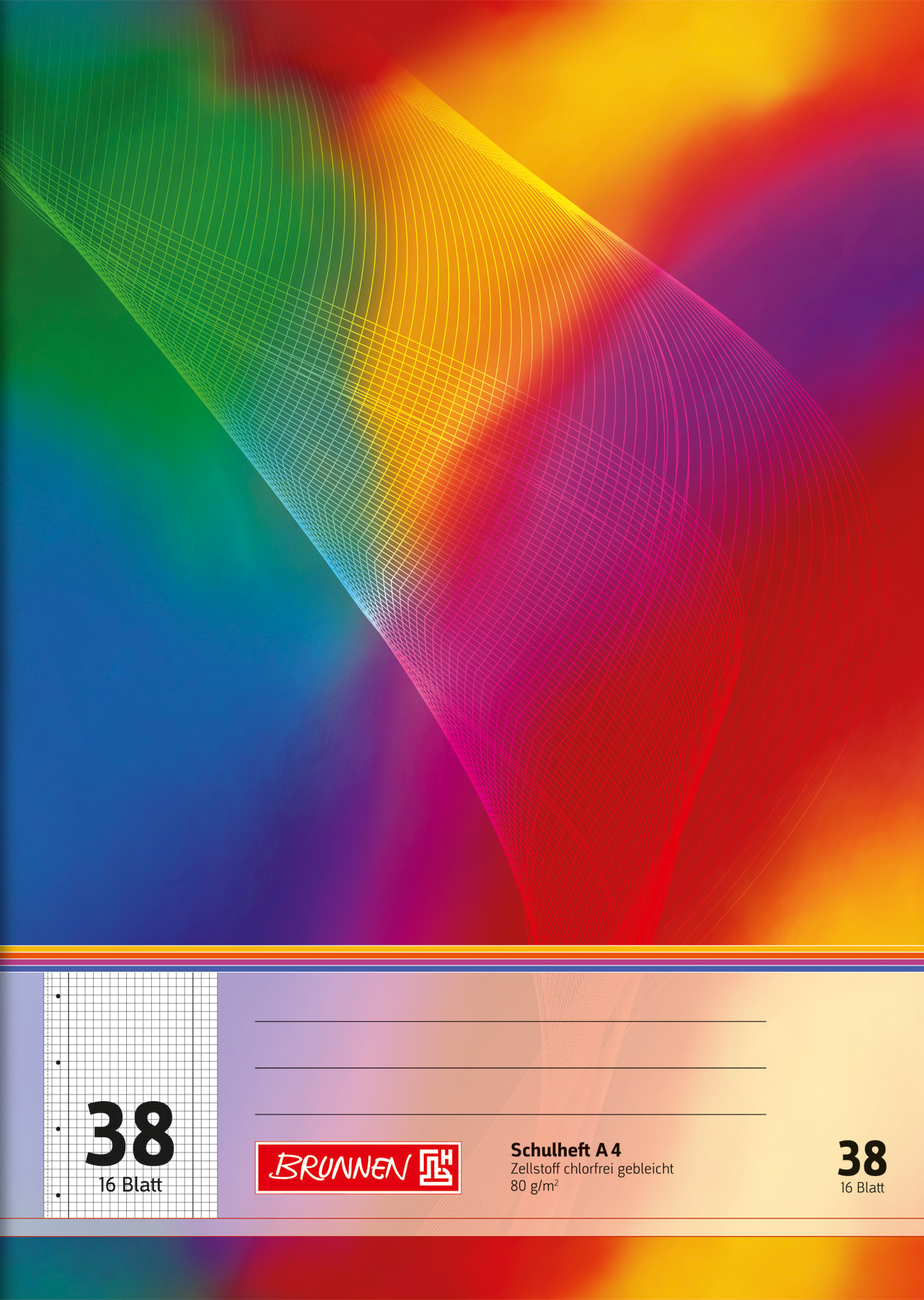 Heft A4 16 Blatt Lin 38 FSC