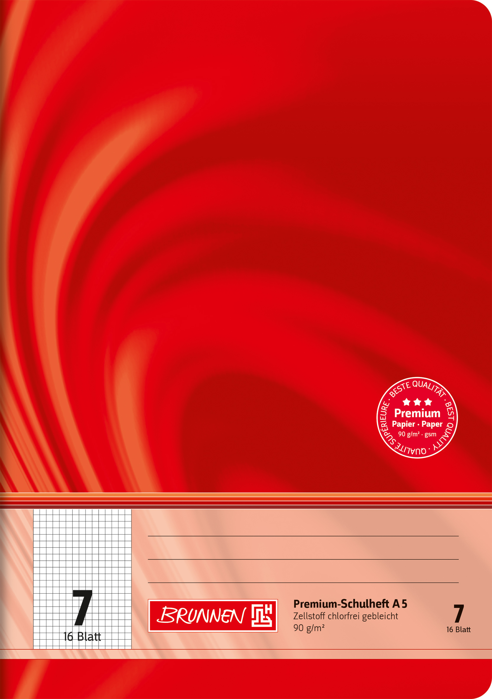 Heft A5 16 Blatt Lin 07 FSC Viv