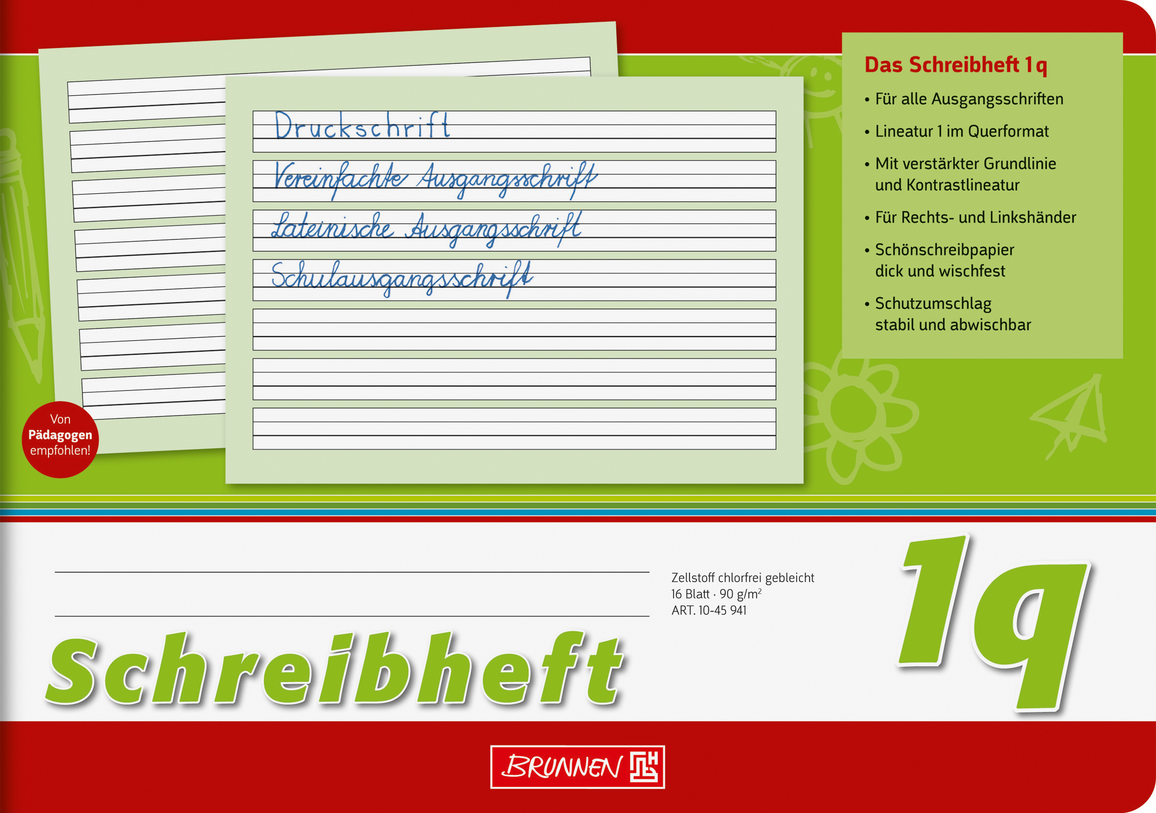 Schreibheft 1q A5 quer
