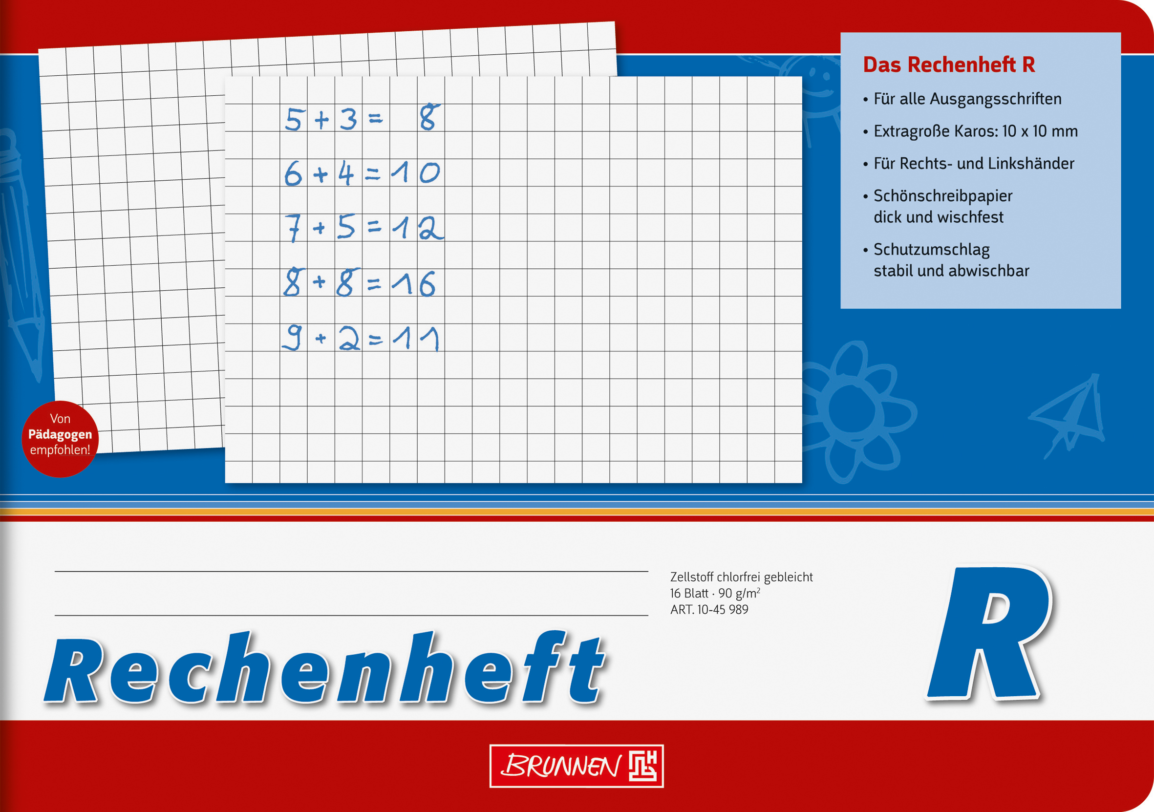 Rechenheft R A5 quer