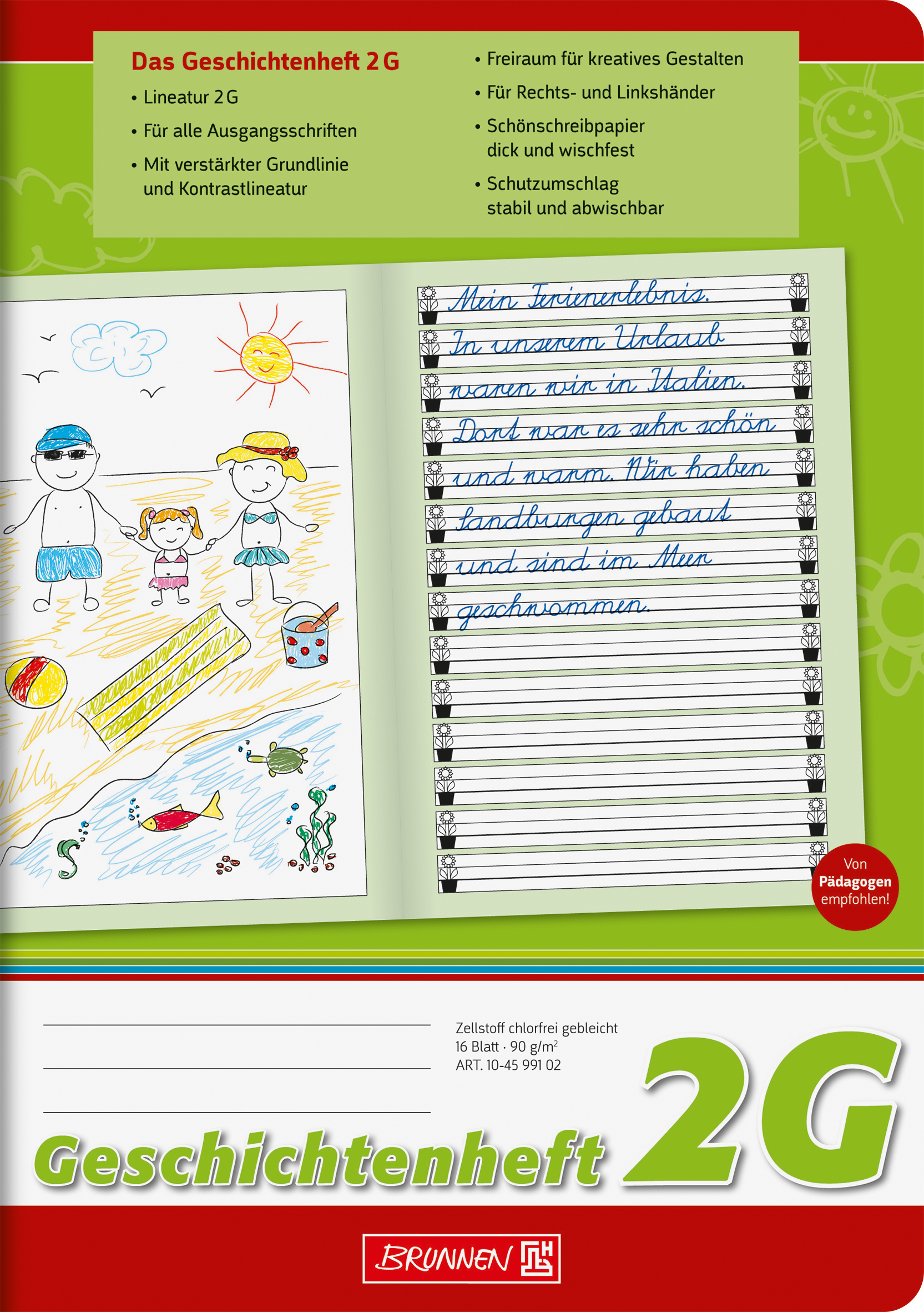 Heft A5 16 Blatt Lin 2G Geschichte