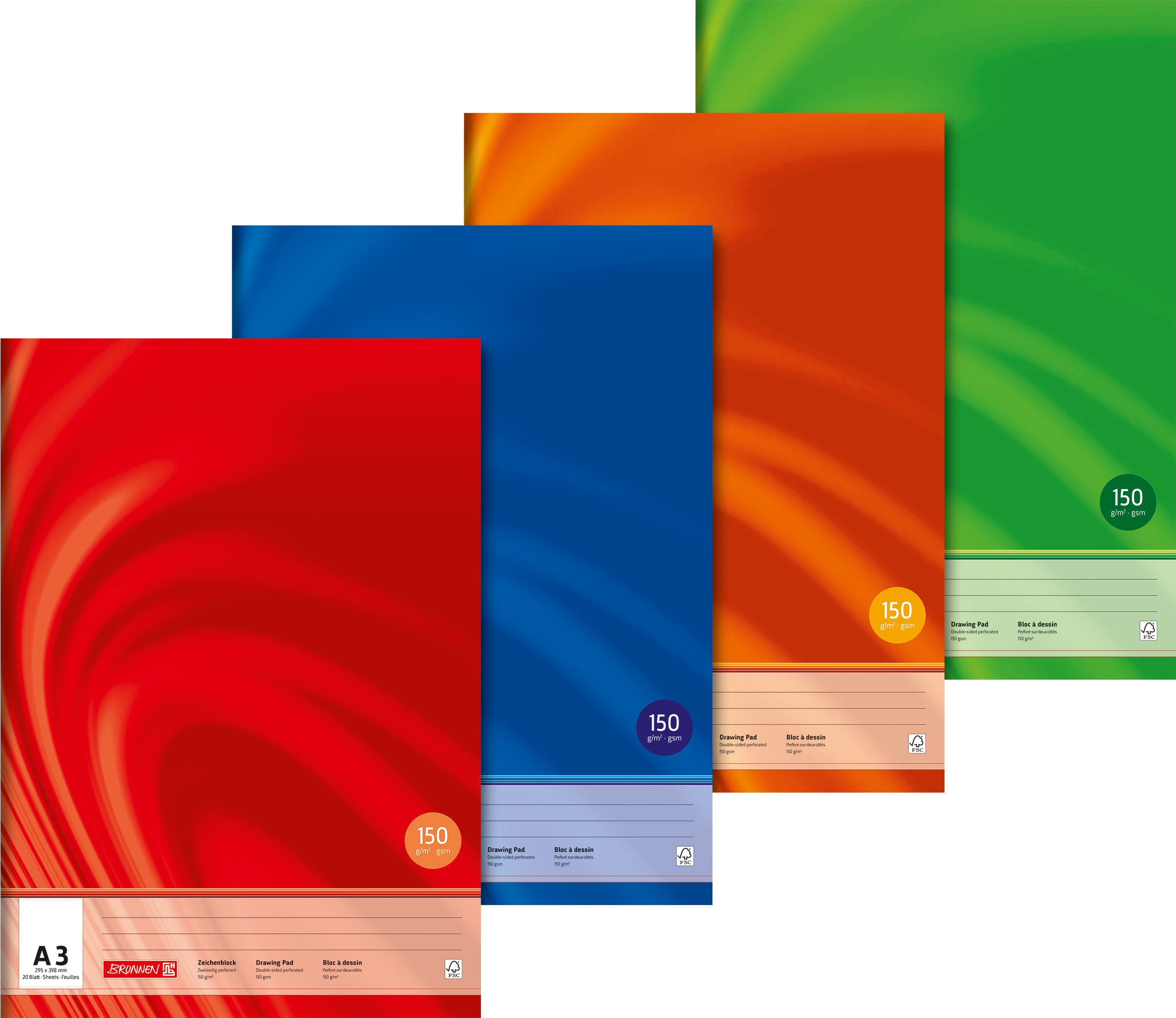 Zeichenblock A3 20Bl FSC Vivendi