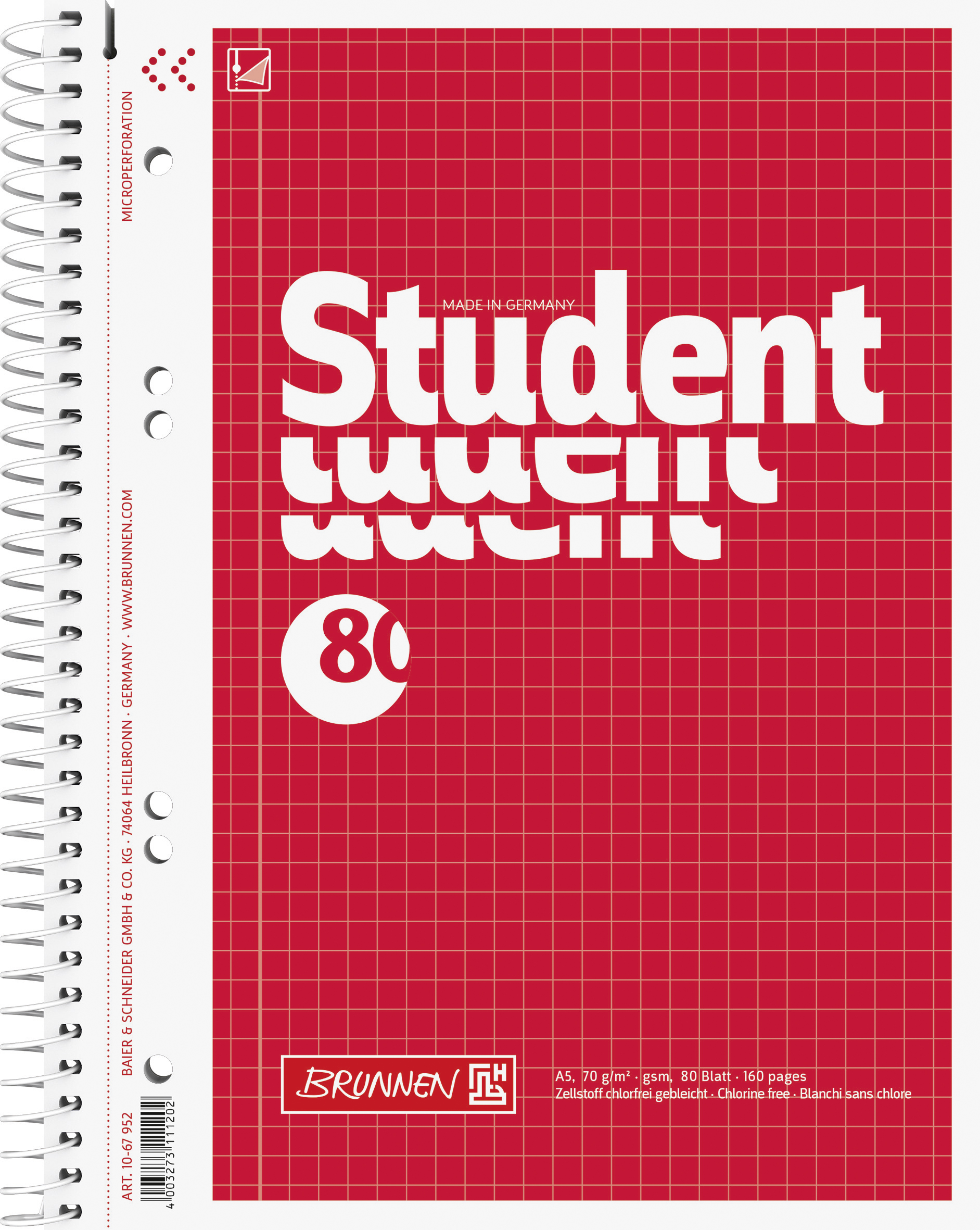 Collegebl A5 kar