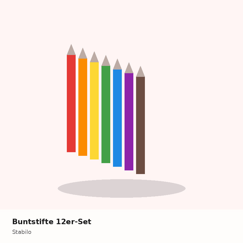 Buntstifte 12er-Set