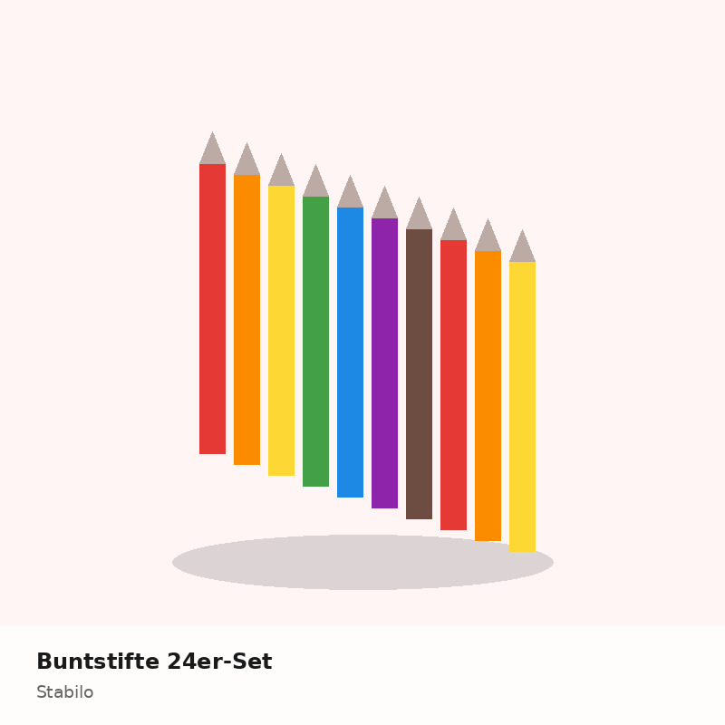 Buntstifte 24er-Set