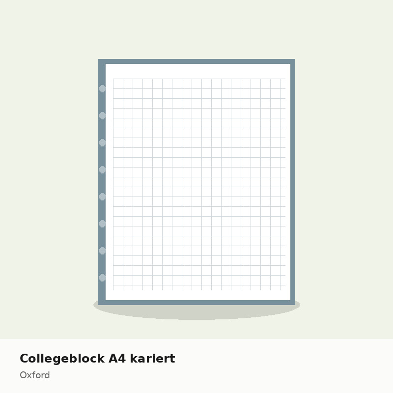 Collegeblock A4 kariert