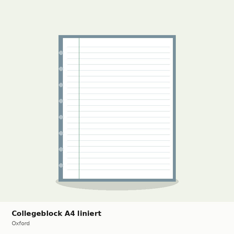 Collegeblock A4 liniert