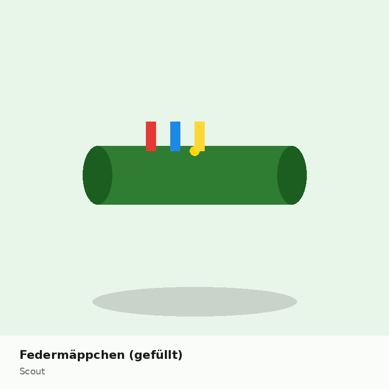 Federmäppchen (gefüllt)