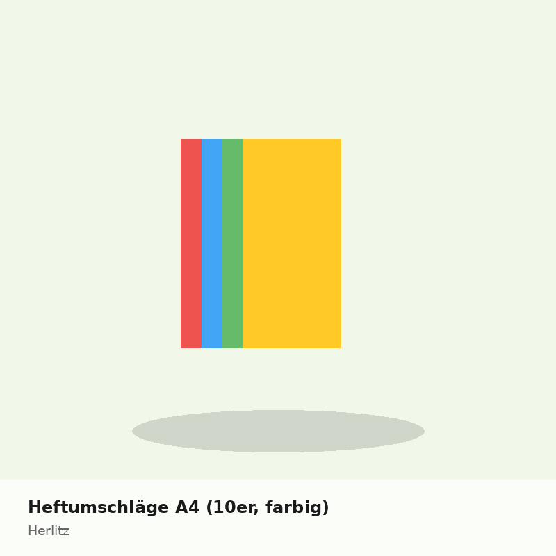 Heftumschläge A4 (10er, farbig)