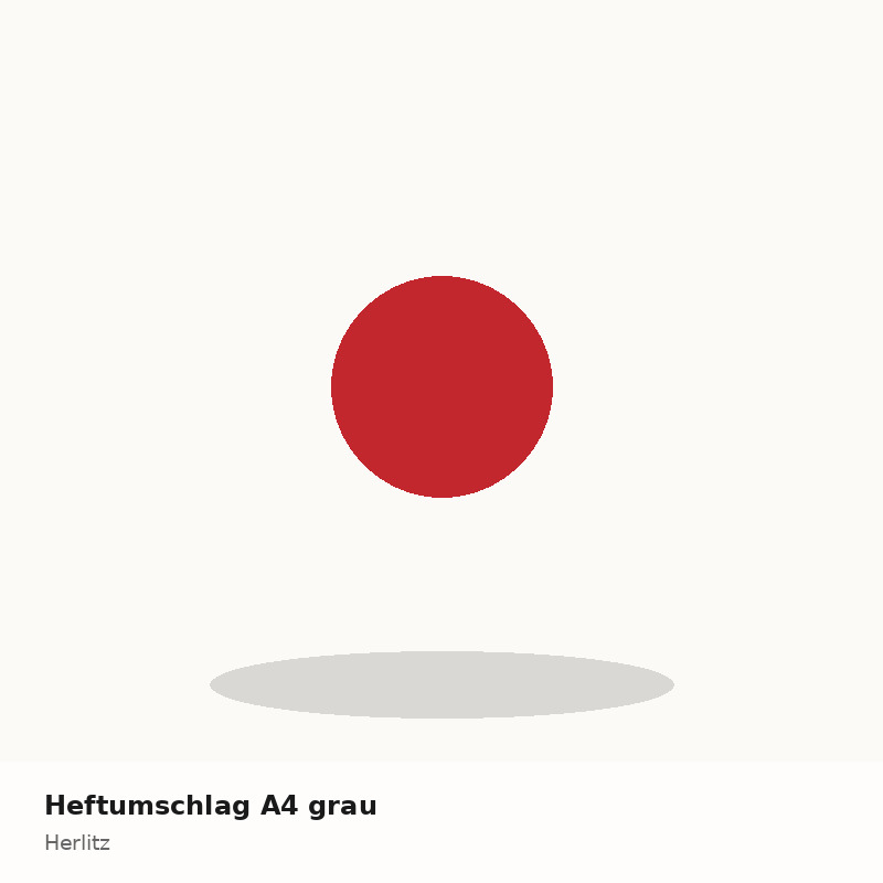 Heftumschlag A4 grau