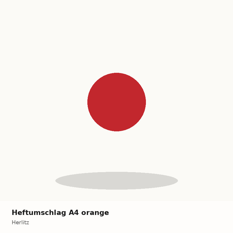 Heftumschlag A4 orange