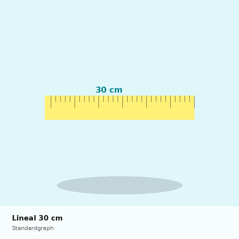Lineal 30 cm