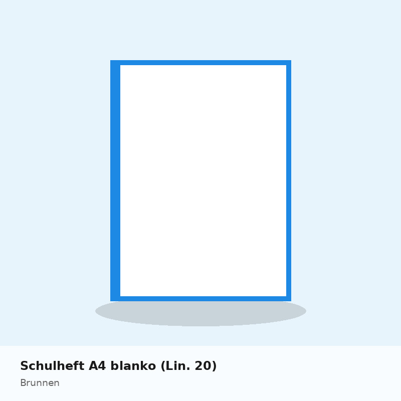 Schulheft A4 blanko (Lin. 20)