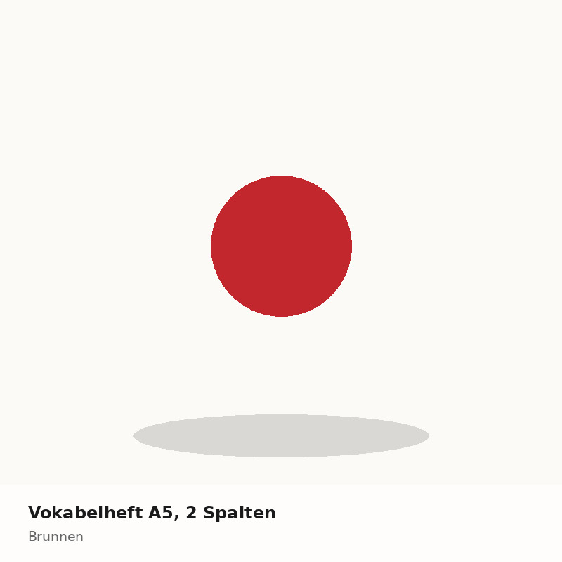 Vokabelheft A5, 2 Spalten